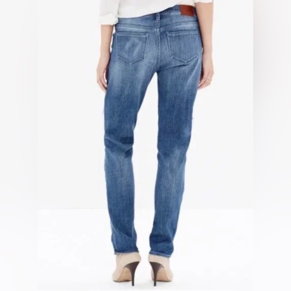 Madewell Slim Boyjean Springfield Wash Patched-Up Edition Jeans - Picture 6 of 13